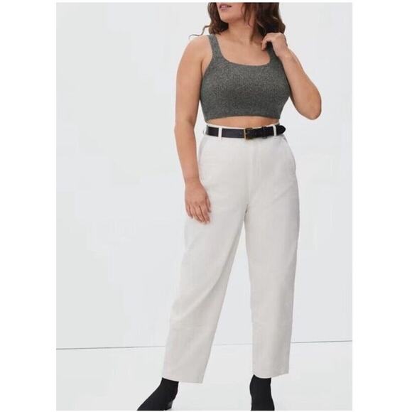 Everlane The Cozy Stretch Women's Tank Dark Gray Size Small NWT - Picture 1 of 8